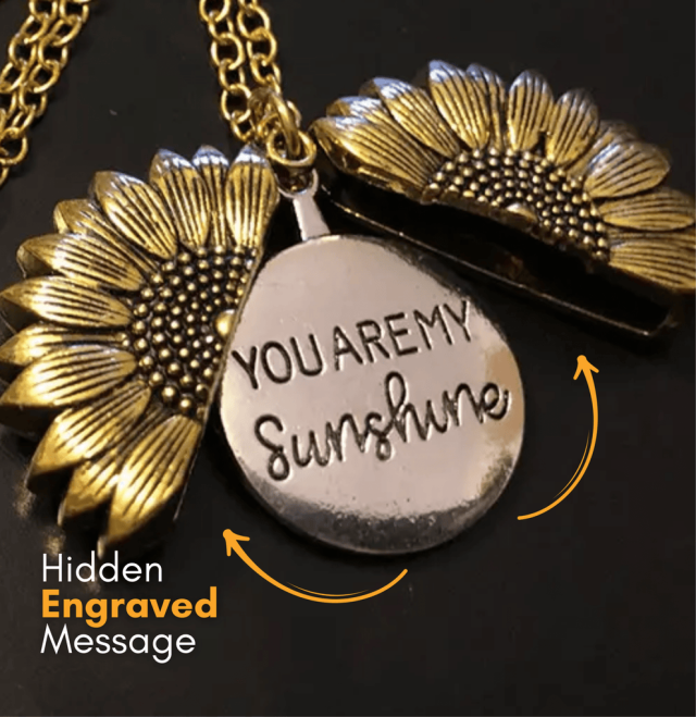 Sunflower Necklace Necklace